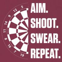 Darts Problems Dartboard Fun Hobby Dart Player 16oz Travel Tumbler