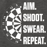 Darts Problems Dartboard Fun Hobby Dart Player Vector Backpack