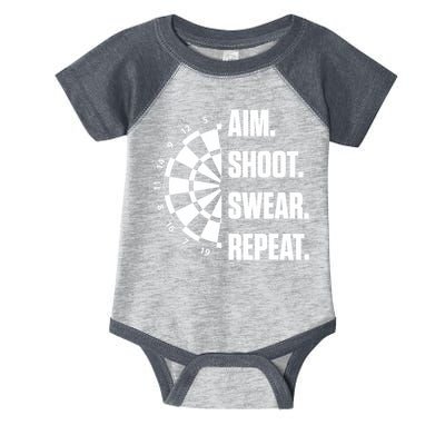 Darts Problems Dartboard Fun Hobby Dart Player Infant Baby Jersey Bodysuit