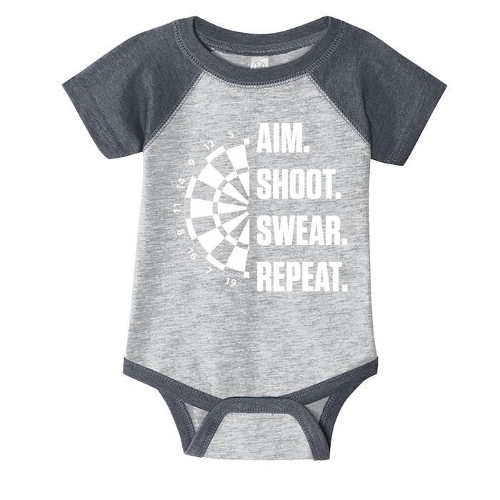 Darts Problems Dartboard Fun Hobby Dart Player Infant Baby Jersey Bodysuit