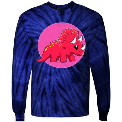 Dinosaurs Prehistoric Dinosaur For Boy And Girl Tie-Dye Long Sleeve Shirt