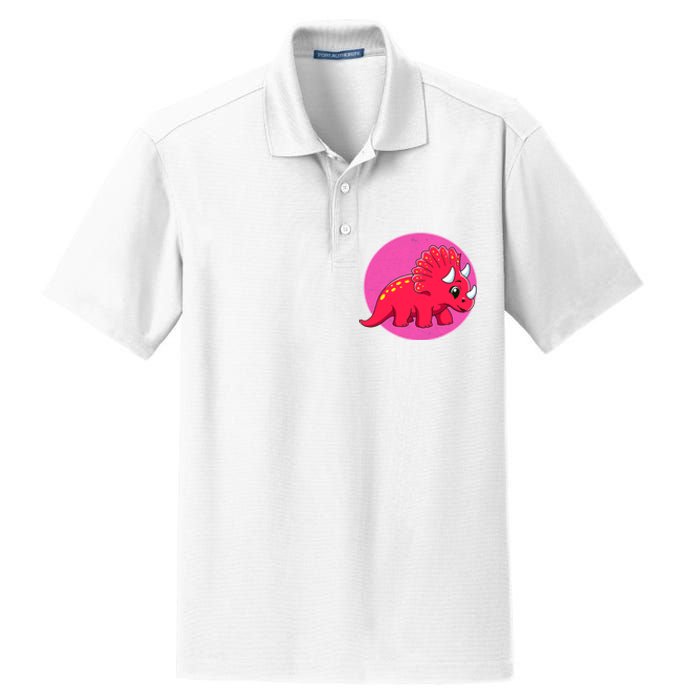 Dinosaurs Prehistoric Dinosaur For Boy And Girl Dry Zone Grid Polo