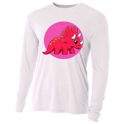 Dinosaurs Prehistoric Dinosaur For Boy And Girl Cooling Performance Long Sleeve Crew