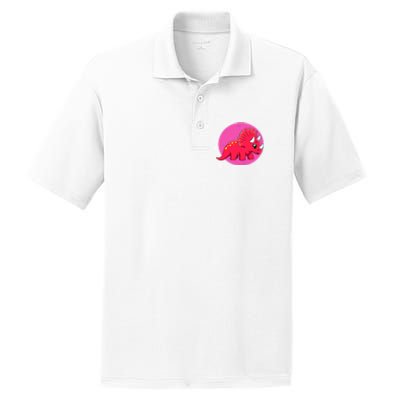 Dinosaurs Prehistoric Dinosaur For Boy And Girl PosiCharge RacerMesh Polo