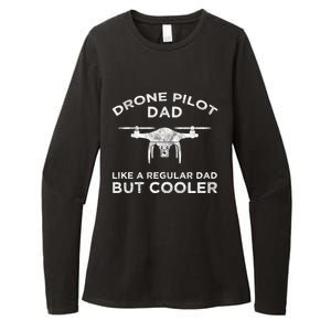 Drone Pilot Dad Like A Regular Dad But Cooler Funny Drone Funny Gift Womens CVC Long Sleeve Shirt