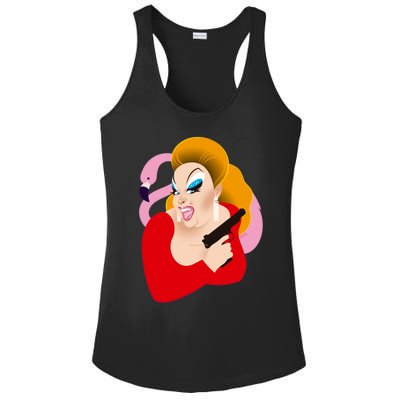 Divinely Pink Ladies PosiCharge Competitor Racerback Tank