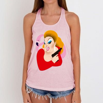 Divinely Pink Women's Knotted Racerback Tank