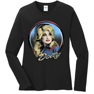 Dolly Partonn Ladies Long Sleeve Shirt