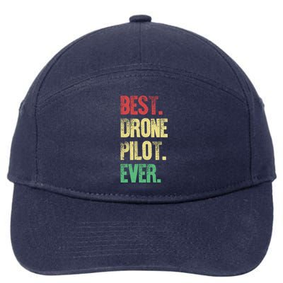 Drone Pilot Drone Photographer Gift 7-Panel Snapback Hat