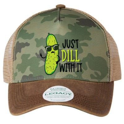 Dill Pickle Dill With It Deal With It Legacy Tie Dye Trucker Hat