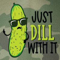 Dill Pickle Dill With It Deal With It Legacy Tie Dye Trucker Hat