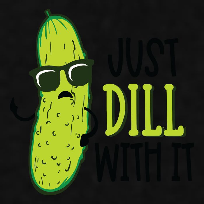 Dill Pickle Dill With It Deal With It Ladies PosiCharge Tri-Blend Wicking Tank
