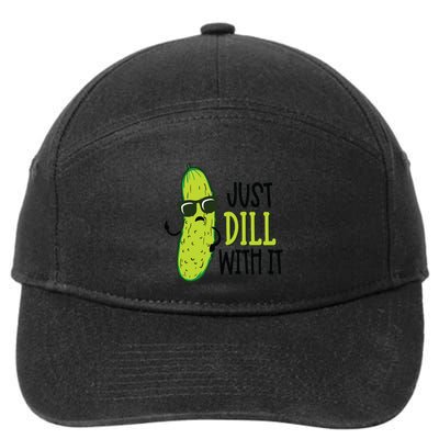 Dill Pickle Dill With It Deal With It 7-Panel Snapback Hat