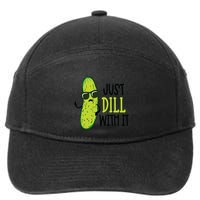 Dill Pickle Dill With It Deal With It 7-Panel Snapback Hat