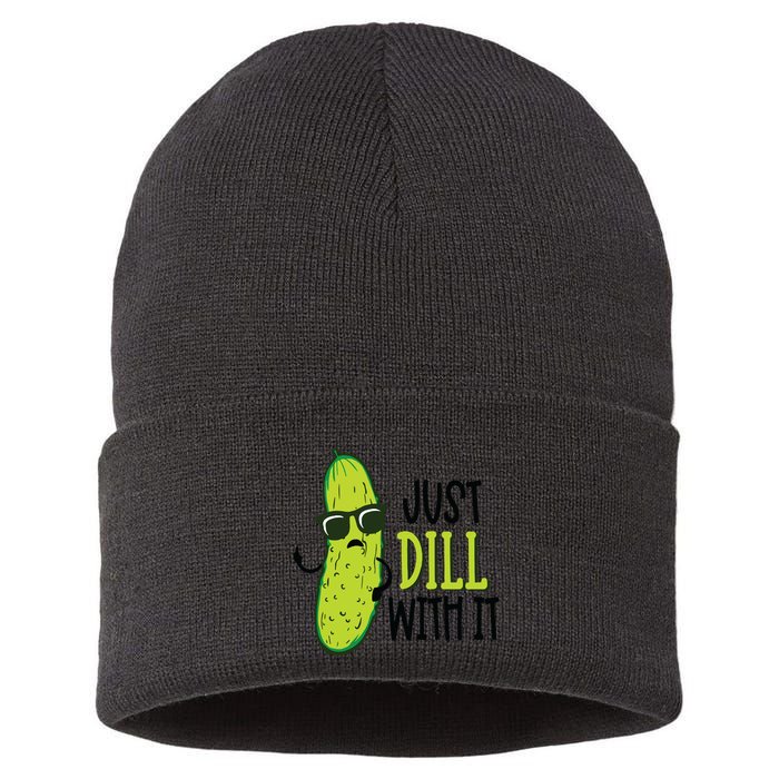 Dill Pickle Dill With It Deal With It Sustainable Knit Beanie