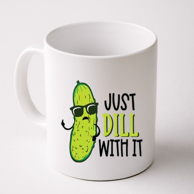 Dill Pickle Dill With It Deal With It Mug