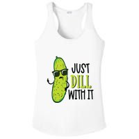 Dill Pickle Dill With It Deal With It Ladies PosiCharge Competitor Racerback Tank