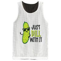 Dill Pickle Dill With It Deal With It Mesh Reversible Basketball Jersey Tank