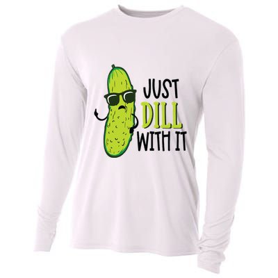 Dill Pickle Dill With It Deal With It Cooling Performance Long Sleeve Crew