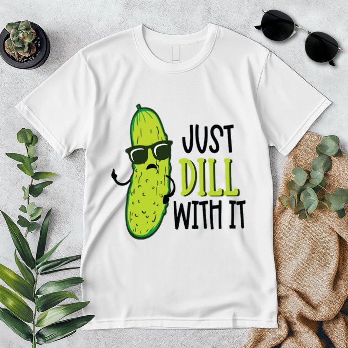 Dill Pickle Dill With It Deal With It Premium T-Shirt
