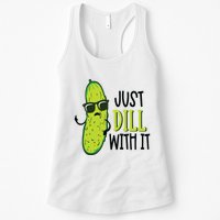 Dill Pickle Dill With It Deal With It Womens Tank Top