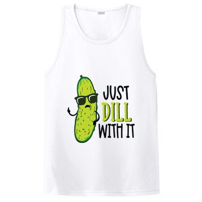 Dill Pickle Dill With It Deal With It PosiCharge Competitor Tank