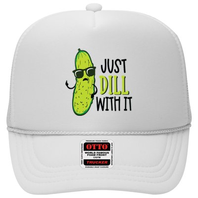Dill Pickle Dill With It Deal With It Trucker Hat