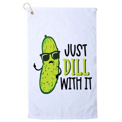 Dill Pickle Dill With It Deal With It Golf Towel