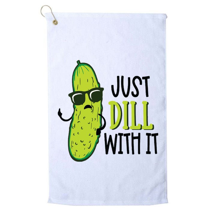 Dill Pickle Dill With It Deal With It Golf Towel