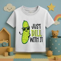 Dill Pickle Dill With It Deal With It Toddler T-Shirt