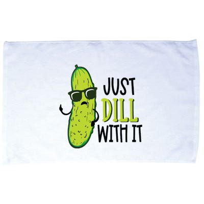 Dill Pickle Dill With It Deal With It Microfiber Hand Towel