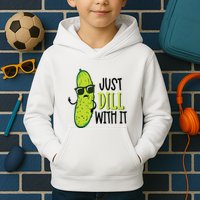 Dill Pickle Dill With It Deal With It Kids Hoodie