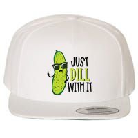 Dill Pickle Dill With It Deal With It Wool Snapback Cap