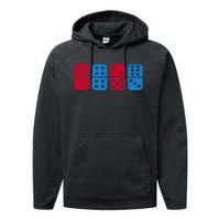 Domino pieces Performance Fleece Hoodie