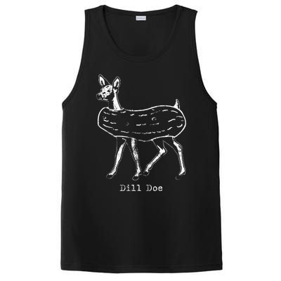 Dill Pickle Dill Doe Funny PosiCharge Competitor Tank