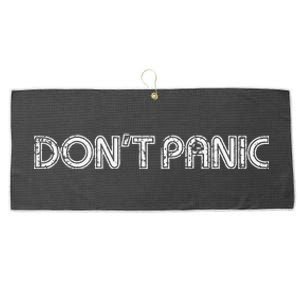 Dont Panic Large Microfiber Waffle Golf Towel