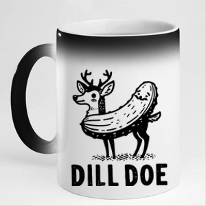 Dill Pickle Dill Doe 11oz Black Color Changing Mug