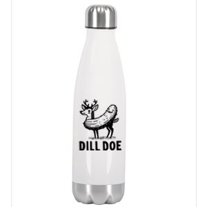 Dill Pickle Dill Doe Stainless Steel Insulated Water Bottle