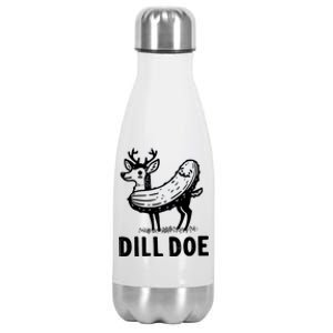 Dill Pickle Dill Doe Stainless Steel Insulated Water Bottle