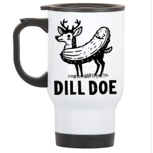 Dill Pickle Dill Doe Stainless Steel Travel Mug