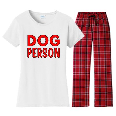 Dog Person Women's Flannel Pajama Set