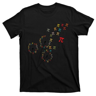 Dandelion pi day Flower Floral pi day Tree Lover T-Shirt