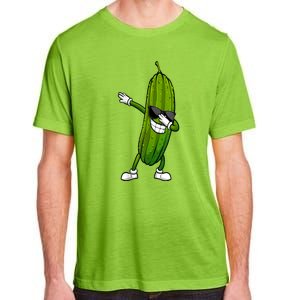 Dill Pickle Dabbing Pickle Glasses Funny Pickle Gift Adult ChromaSoft Performance T-Shirt