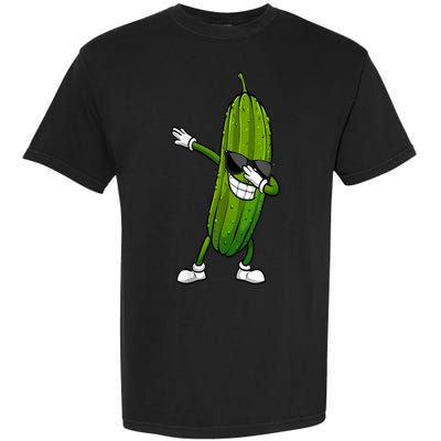 Dill Pickle Dabbing Pickle Glasses Funny Pickle Gift Garment-Dyed Heavyweight T-Shirt