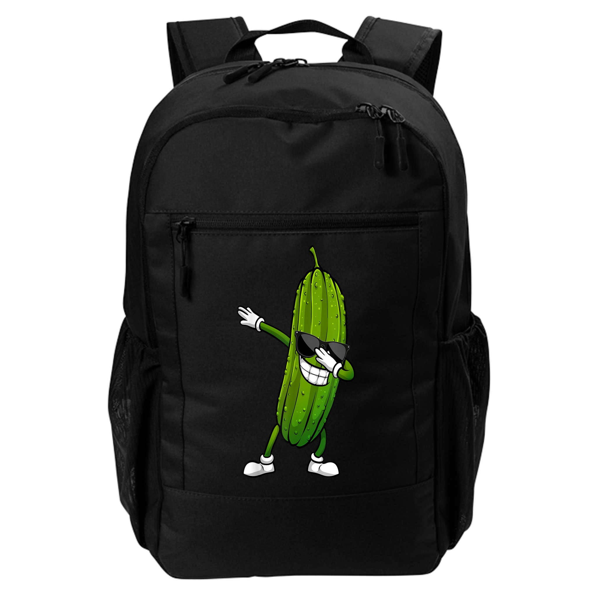 Dill Pickle Dabbing Pickle Glasses Funny Pickle Gift Backpack