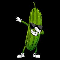 Dill Pickle Dabbing Pickle Glasses Funny Pickle Gift Flatbill Hat