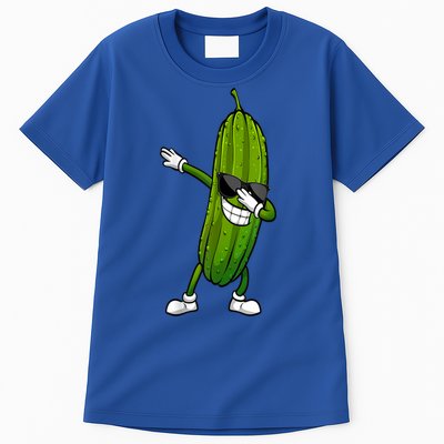 Dill Pickle Dabbing Pickle Glasses Funny Pickle Gift Tall T-Shirt