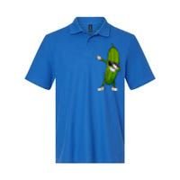 Dill Pickle Dabbing Pickle Glasses Funny Pickle Gift Softstyle Adult Sport Polo