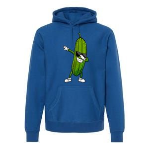 Dill Pickle Dabbing Pickle Glasses Funny Pickle Gift Premium Hoodie