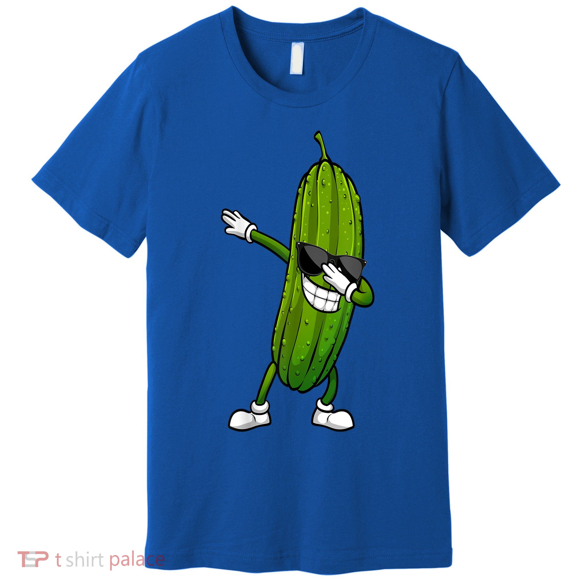 Dill Pickle Dabbing Pickle Glasses Funny Pickle Gift Premium T-Shirt